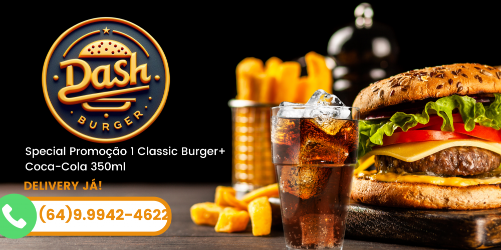 COMBO Classic Burger + Coca Cola350ml + fritas!!