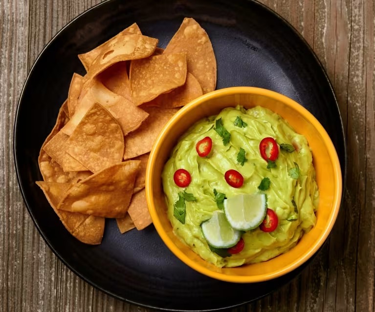 Nachos e Guacamole