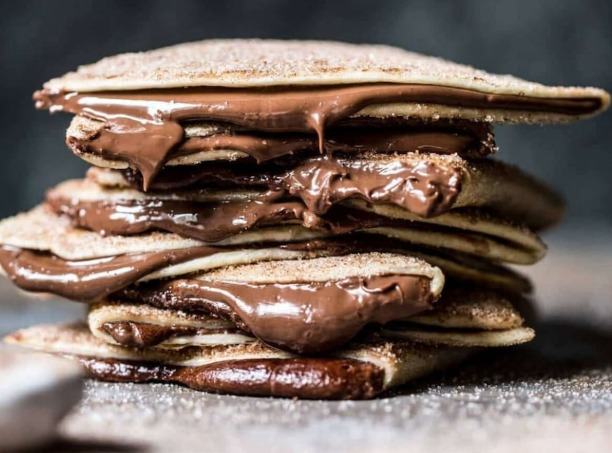 Quesadilla de Nutella